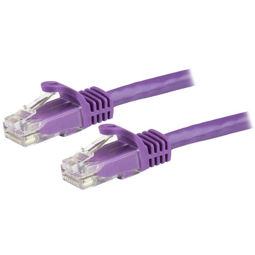 Cat6 LANケーブル 15m パープル