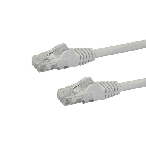Cat6 LANケーブル 0.5m ホワイト