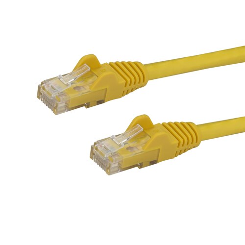 Cat6 LANケーブル 0.5m イエロー