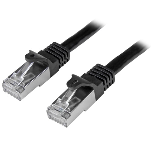 Cat6 LANケーブル シールド 2m ブラック