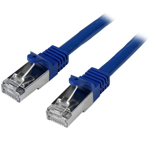 Cat6 LANケーブル シールド 5m ブルー