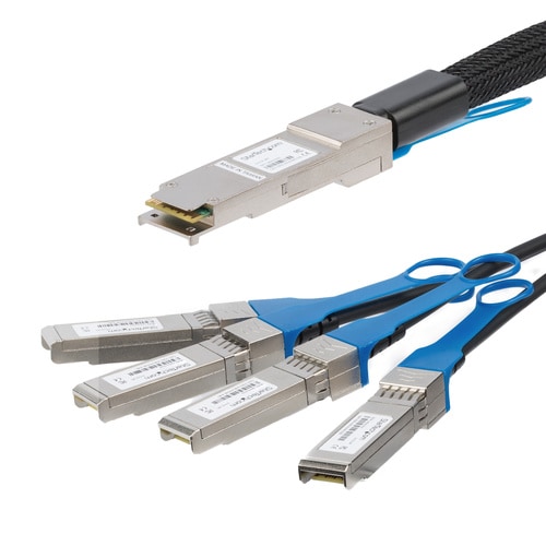 QSFP+ DAC ブレークアウトケーブル 2m