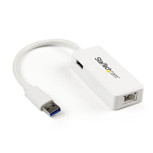 USB3.0接続 ギガ有線LANアダプタ 白