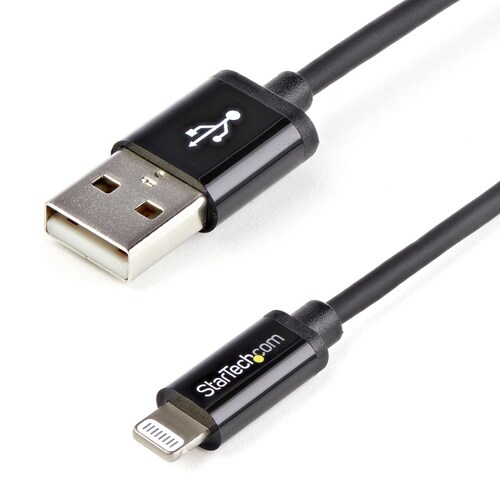 Lightning−USB変換ケーブル 1m 黒