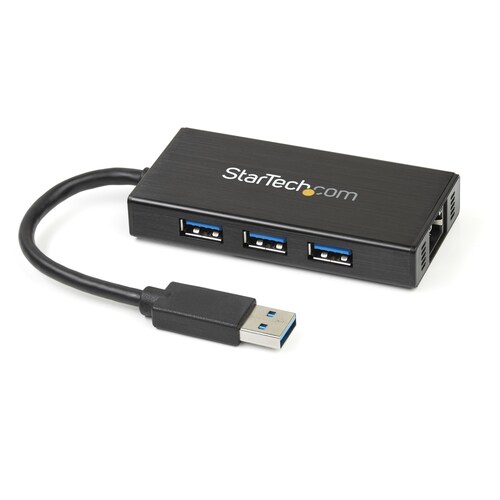 USB 3.0ハブ 3ポート LANアダプタ内蔵