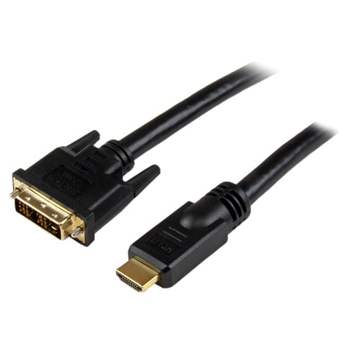 HDMI − DVI−D変換ケーブル 15.2m