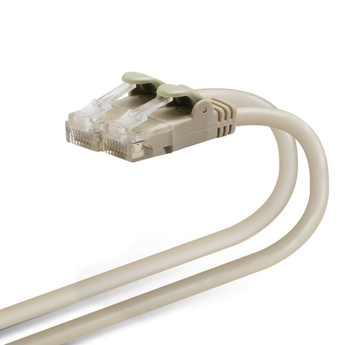 CAT6準拠やわらか 7m ライトグレー