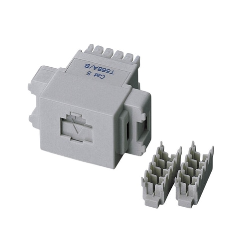 JISフェイスプレート用モジュラジャック