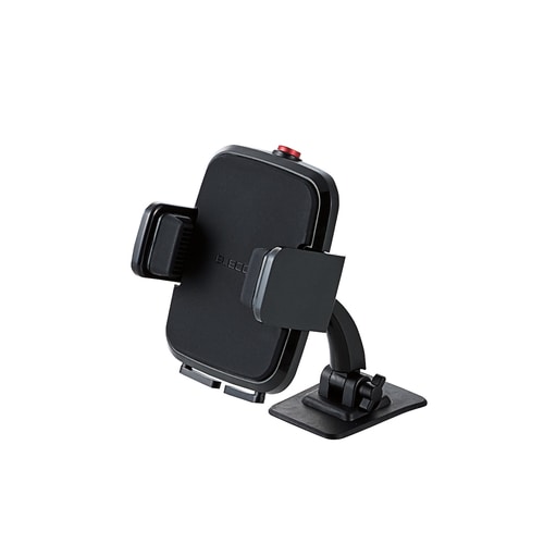 車用スマホスタンド/テープ貼付タイプ/ブラック