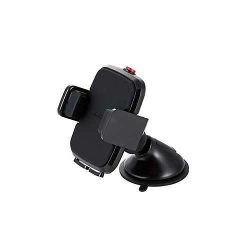 車用スマホスタンド/ゲル吸盤タイプ/ブラック
