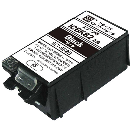 エコリカインク エプソン ICBK82 黒