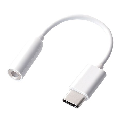 USBC ステレオミニ 0.5m ホワイト