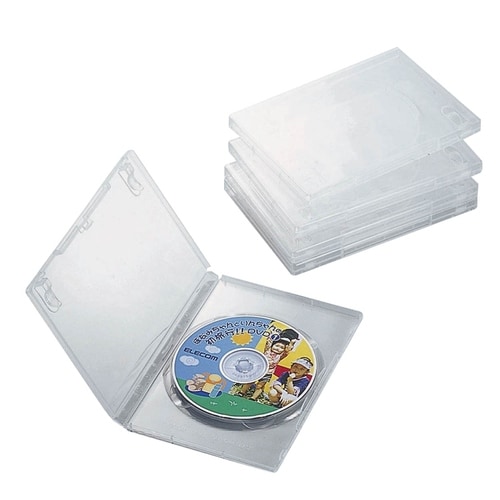 DVDトールケース5枚パック クリア