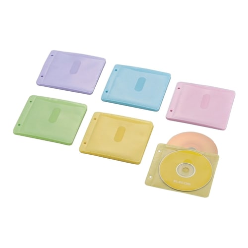 不織布ケース30枚入(60枚収納) 5色アソート