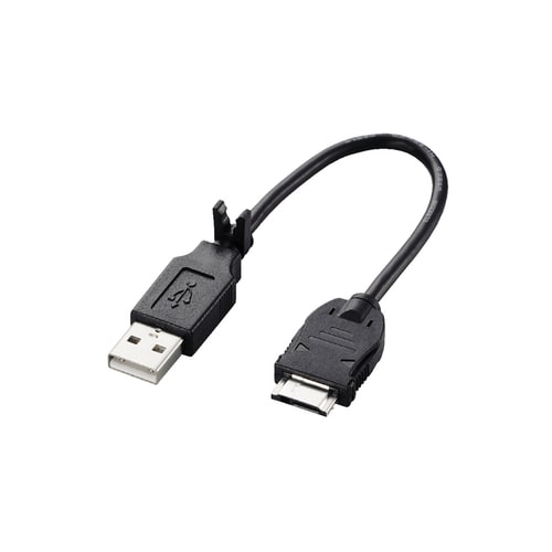 充電/データ転送対応 0.2m ブラック