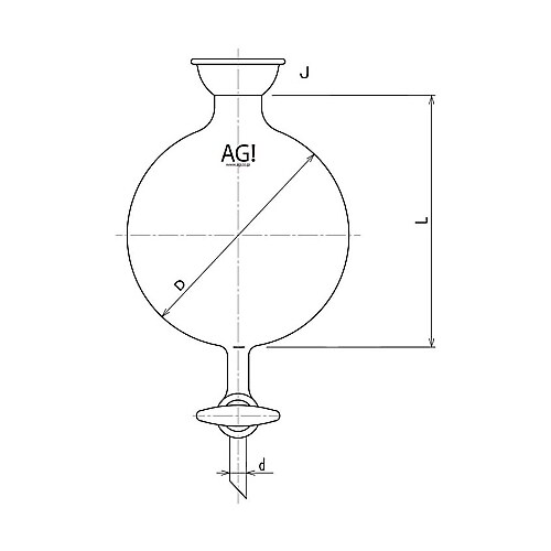 3220−300−Gロータリー受フラスコ