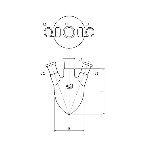 3234−100−3M1M三ツ口梨フラ