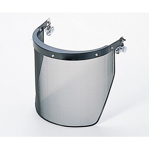 金属メッシュ保護面 ヘルメット用 ワイドカ−ブ