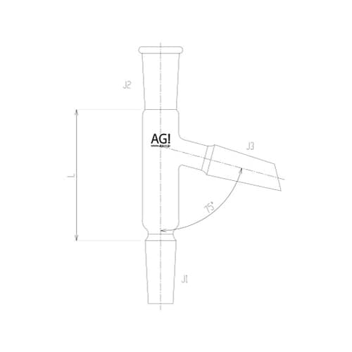 2550−2L ト字形連結管