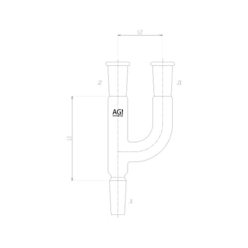 2556−3L U字形連結管