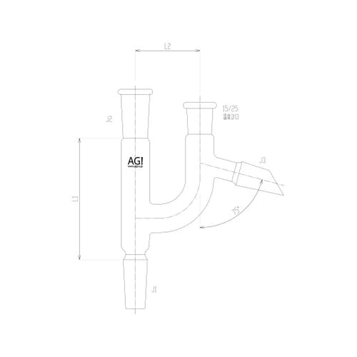 2560−2L クライゼン形連結管