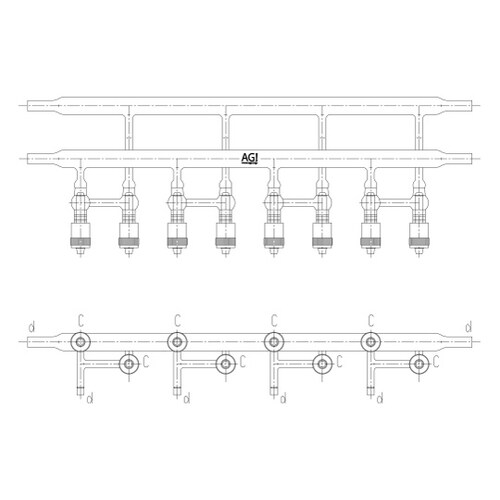 2212−5G真空ライン溝付グリースレス