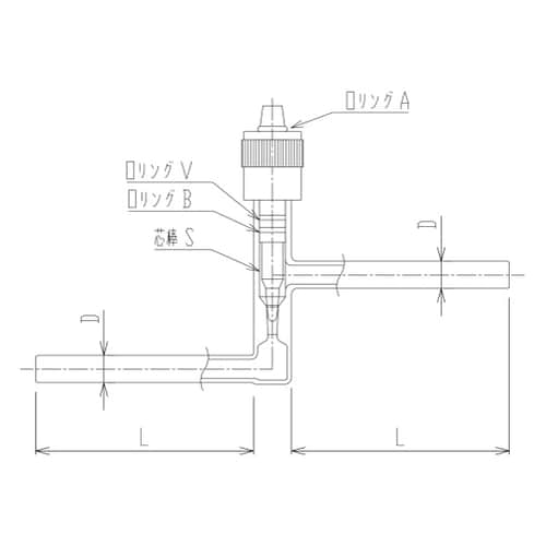 2228−8Y流量調整ニードルバルブY