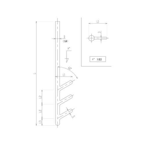 3370−12−3U フィンガーバッフル