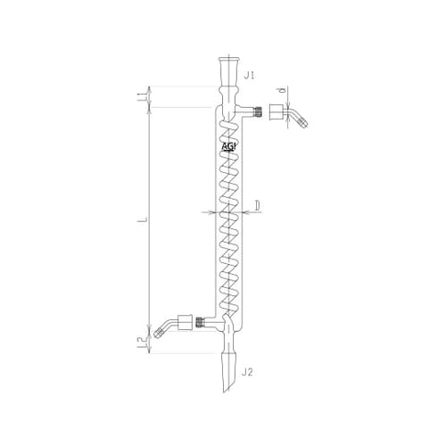 3428−400W−4L 蛇管 冷却器