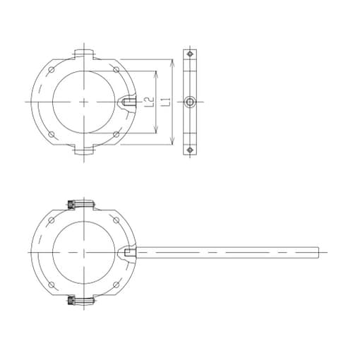 3482−03 蒸留塔用フランジ
