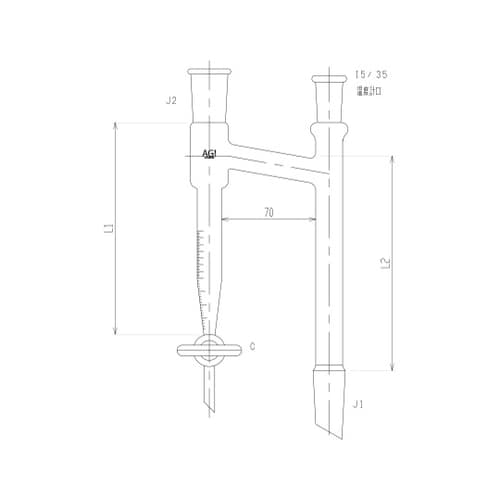 3660−5−4L 口付水分定量受器