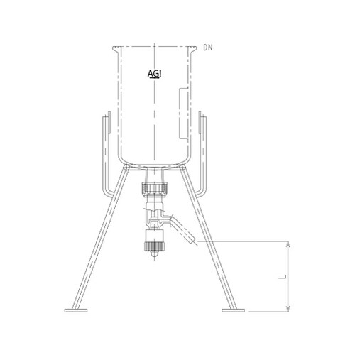3982−3000 反応容器用架台