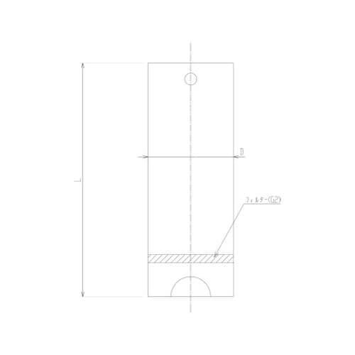 4030−50 抽出器用円筒ガラス濾過器