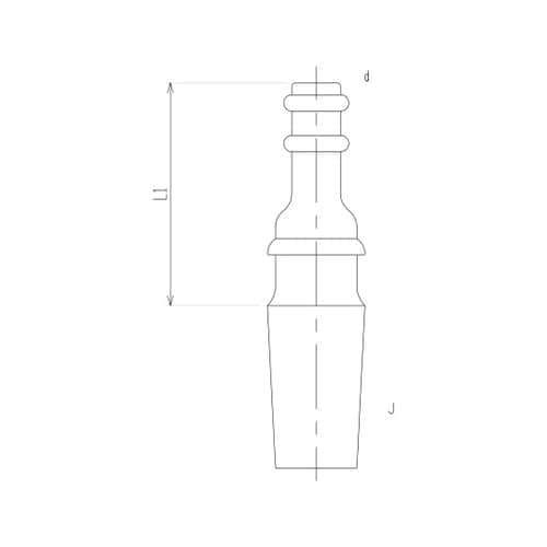 4167−5L/16ホースコネクター直口