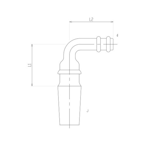 4168−5L/16ホースコネクタL字口