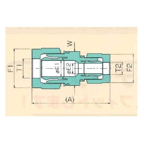 00N−096−01 ユニオン 4φ×3φ