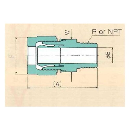 00N−104−08 メイルコネクタ