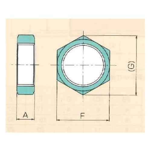 00N−125−03 ハーフナット(ミリ)