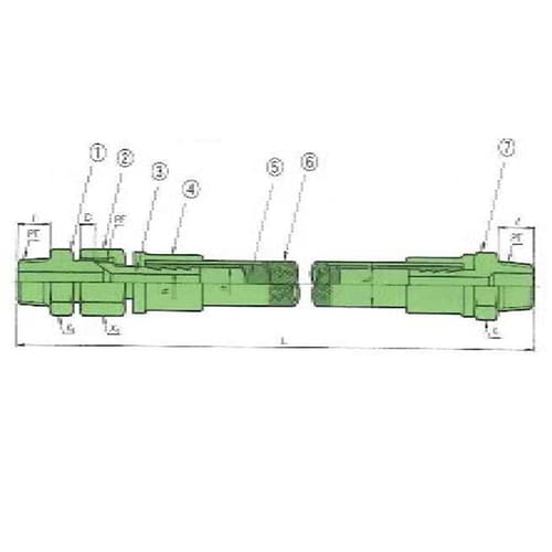 00I−107−04 中圧用ホース20A