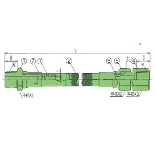 00I−117−01 低圧用ホース15A