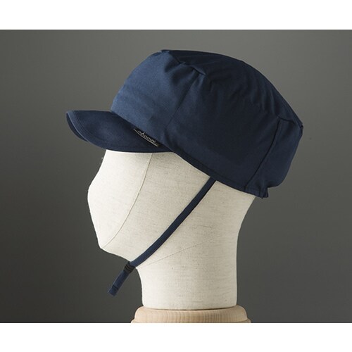 2121 防炎キャップ ネイビー