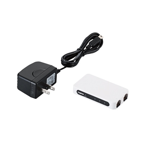 イーサネットハブ 3ポート ホワイト