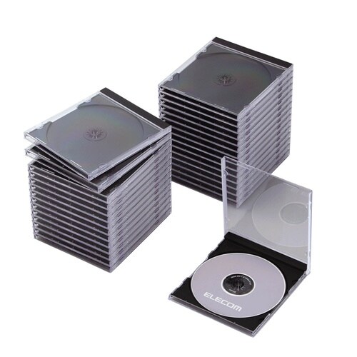 プラケース/1枚収納 30パック PP ブラック