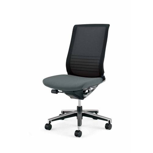 インスパイン ハイバック本体黒肘無 灰 硬床用