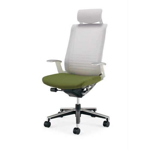 インスパイン ヘッドレスト本体白T肘 緑 軟床用