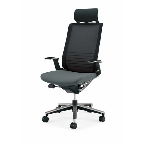 インスパイン ヘッドレスト本体黒T肘 灰 硬床用