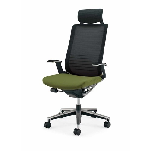 インスパイン ヘッドレスト本体黒T肘 緑 硬床用