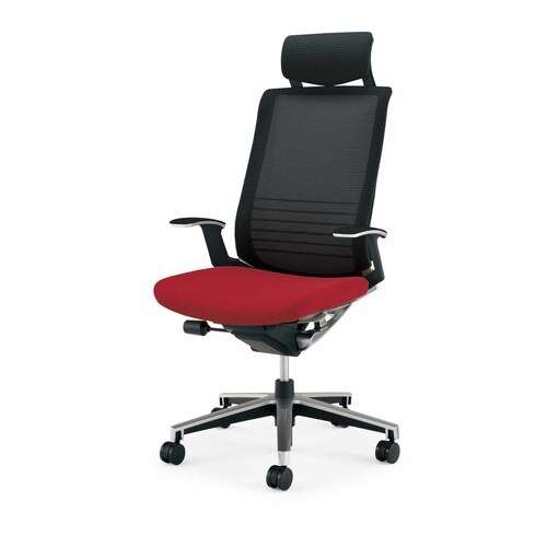 インスパイン ヘッドレスト本体黒T肘 赤 軟床用