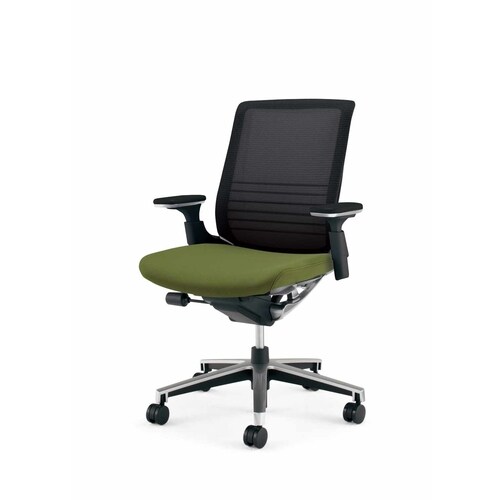 インスパイン ローバック本体黒可動肘 緑 硬床用