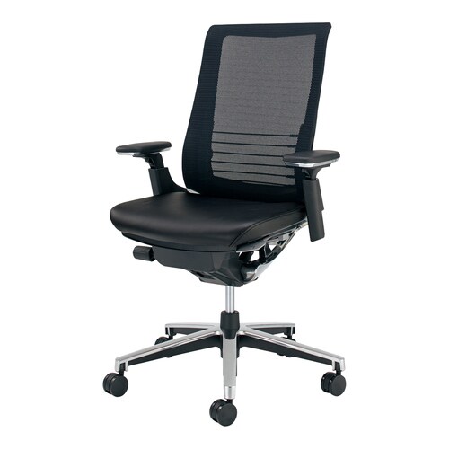 インスパイン ハイバック本体黒可動肘 黒 硬床用